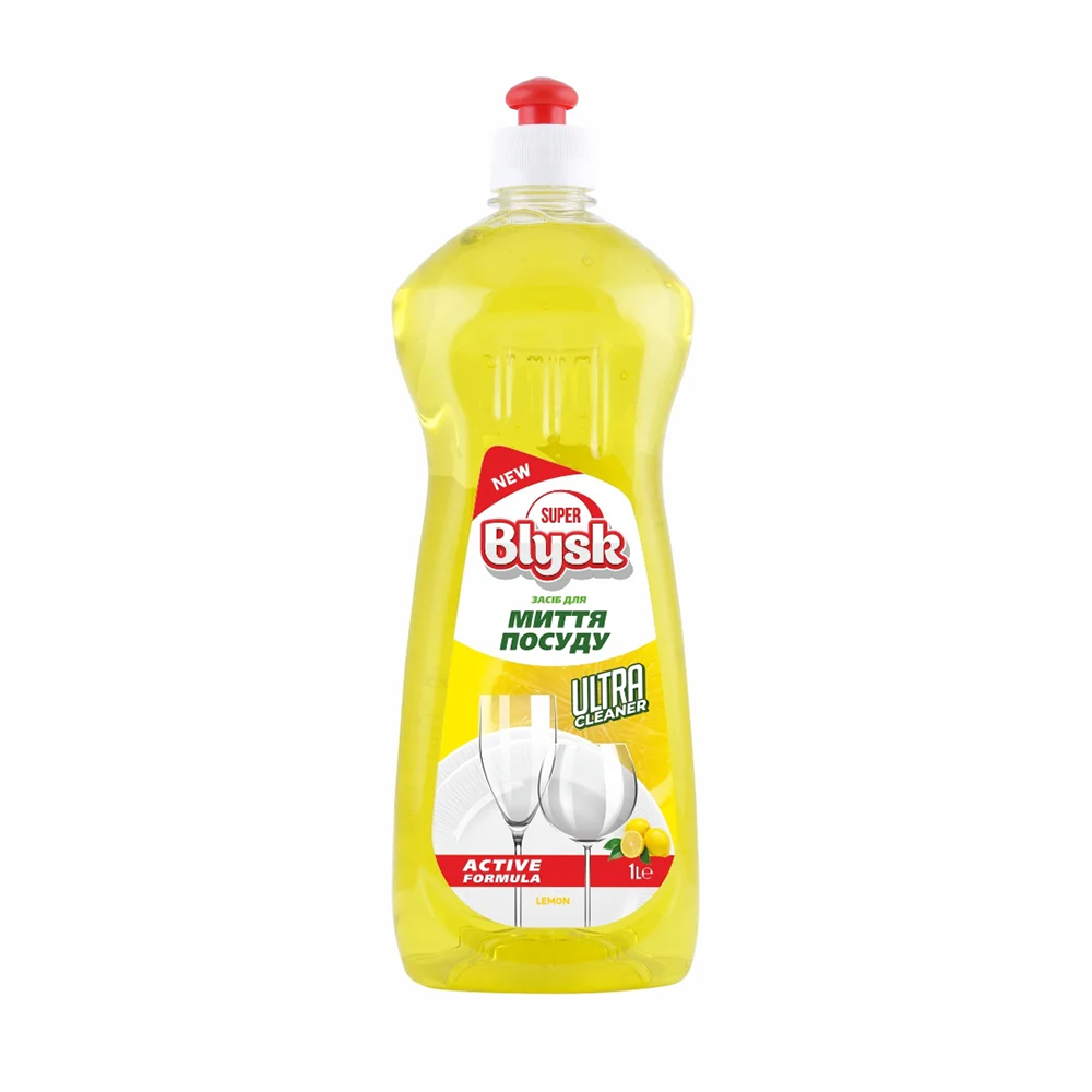 Засіб для миття посуду Super Blysk Lemon, 1000мл